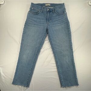Madewell Light Blue Cropped Ankle Jeans